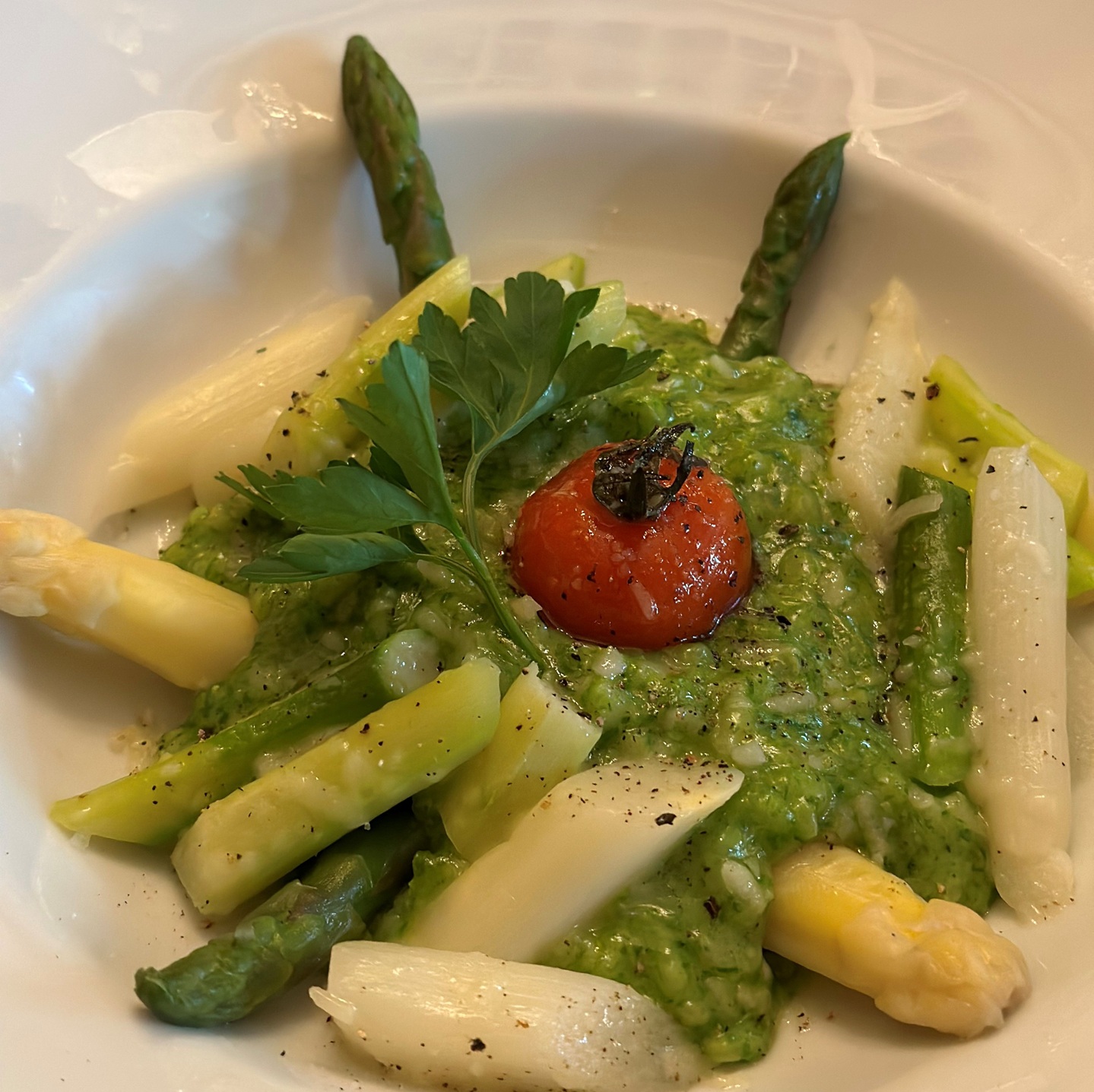 Spargelgericht vegetarisch